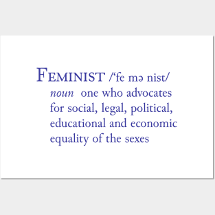 Feminist Definition Posters and Art